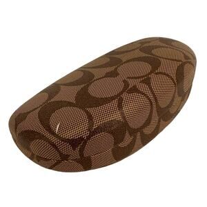 Coach Brown Sunglasses Case
